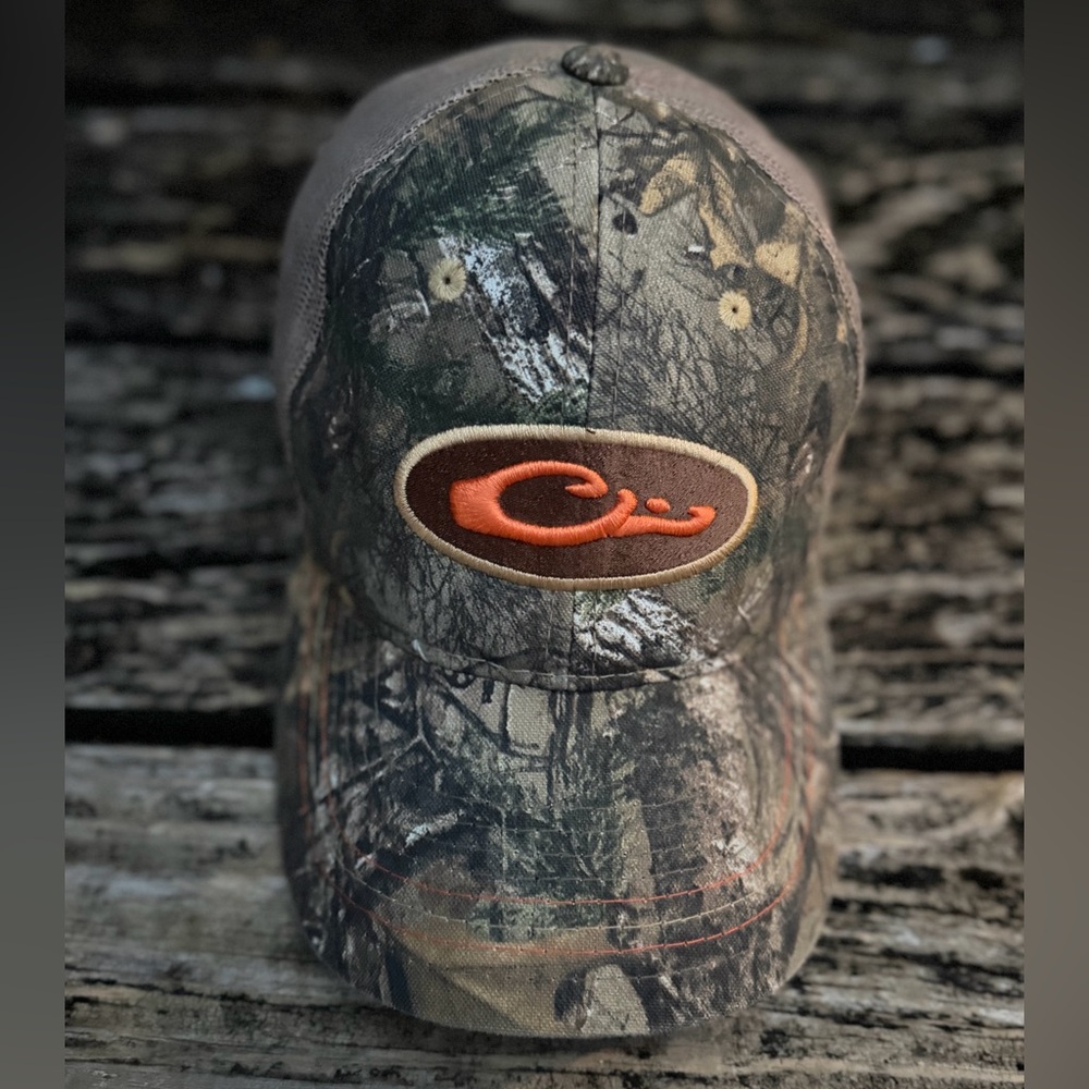 Drake Waterfowl Non-Typical Mesh-Back Adjustable Camouflage Trucker’s Cap Hat T3